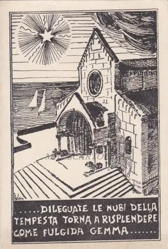 ANCONA: Zur Erinnerung an die feierliche Wiedereröffnung der Kathedrale S. Ciriaco 1951