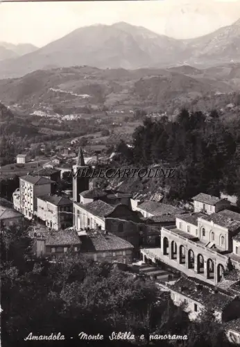 AMANDOLA: Monte Sibilla e panorama 1969