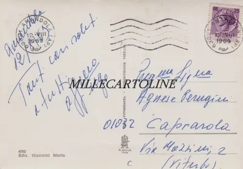 AMANDOLA: Monte Sibilla e panorama 1969