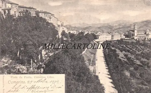 CAMERINO: Blick von der Tür, Caterina Cibo 1902