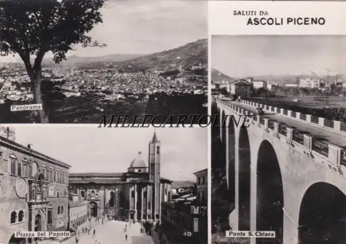 ASCOLI PICENO: Grüße aus - 3 Ansichten 1952