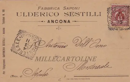 ANCONA: Kopfstück Sestilli Ulderico - Seifenfabrik 1911 (2)