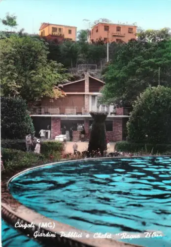 CINGOLI: Öffentliche Gärten und Chalets Goldene Spinne 1964