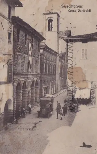 FOSSOMBRONE: Corso Garibaldi 1914