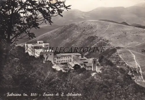 FABRIANO: Einsiedelei von S. Silvestro, wilde Mönche 1962