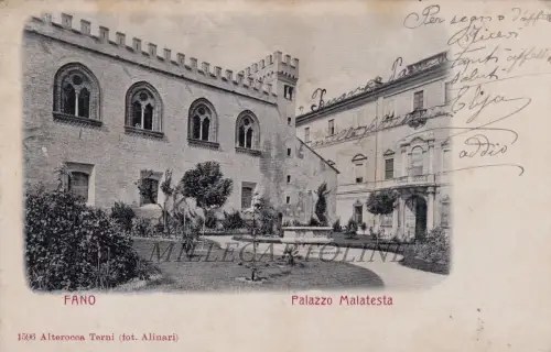 FANO: Palazzo Malatesta 1903
