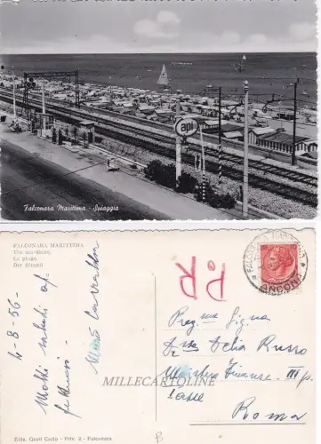 FALCONARA MARITTIMA: Spiaggia 1956