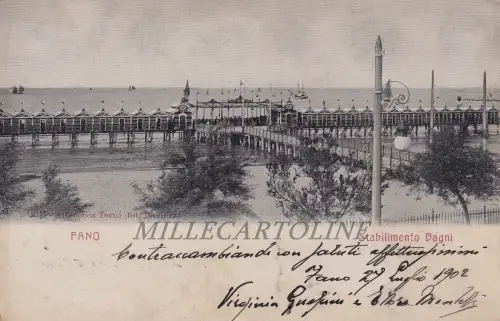 FANO: Estabillimento Bagni 1902