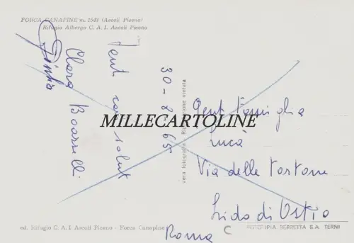 CANAPINE FORK: Rifugio Albergo C.A.I. (1965)