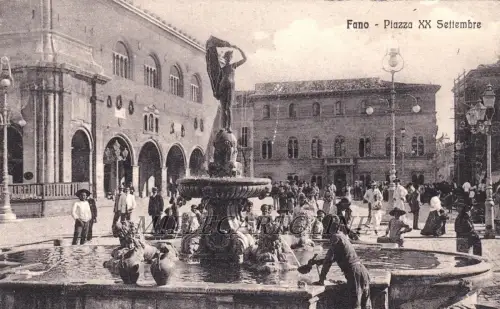 FANO: Piazza XX Settembre 1914
