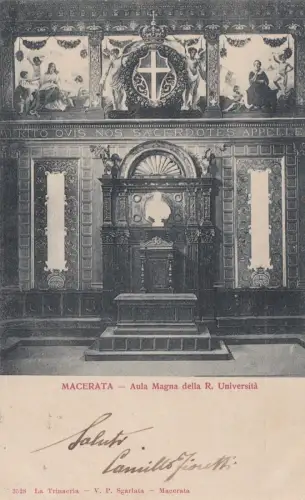 MAZERIERT: Aula Magna della R. Universita' 1910