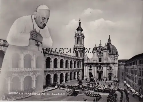 LORETO: Der Papst (Johannes XXIII.) betet für die Kranken 1961