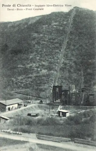 Wasserkraftwerk VISSO - TERNI - BIVIO - PRECI CENTRAL - Ponte di Closita