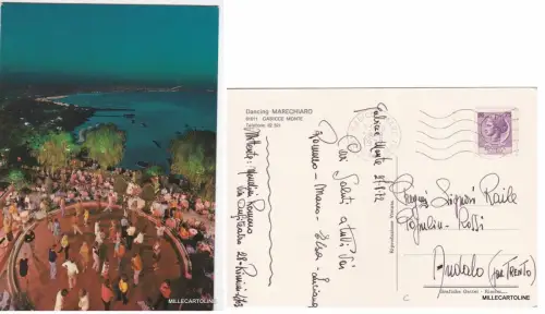 GABICCE MONTE: DANCING MARECHIARO 1972