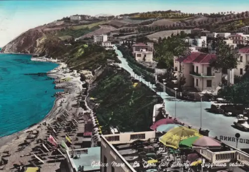 GABICCE MARE: La Capri dell'Adriatico - eindrucksvolle Aussicht 1959