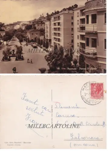 MACERATA: Piazza 25 Aprile 1955