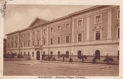 MACERATA: Caserma Filippo Corridoni 1935