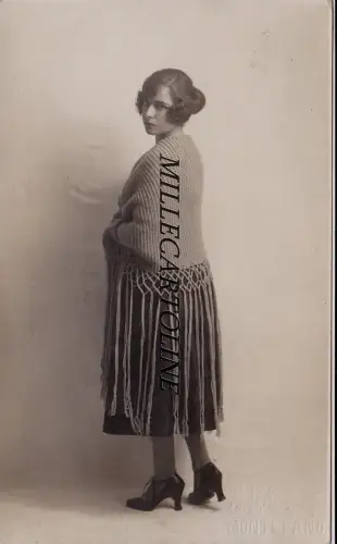 MONTEFANO: 20er Jahre Fotokarte ein Mädchen namens Eletta
