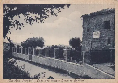 MAIOLATI SPONTINI: Haus, in dem Gaspare Spontini geboren wurde