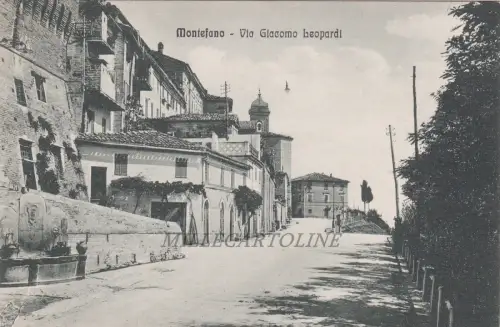MONTEFANO: Via Giacomo Leopardi