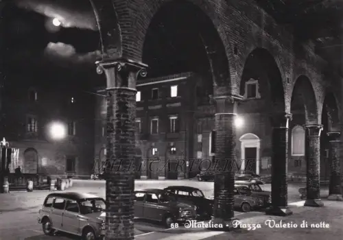 MATELICA: Piazza Valerio - Nacht 1964