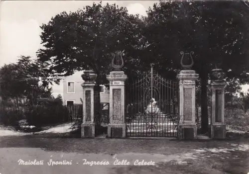 MAIOLATI SPONTINI: Eingang Colle Celeste 1971