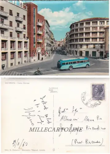 MACERATA: Corso Cavour 1960