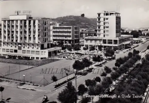 GEWICHT: Hotels und Viale Trieste 1960