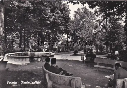 PERGOLA: Giardini Pubblici 1962