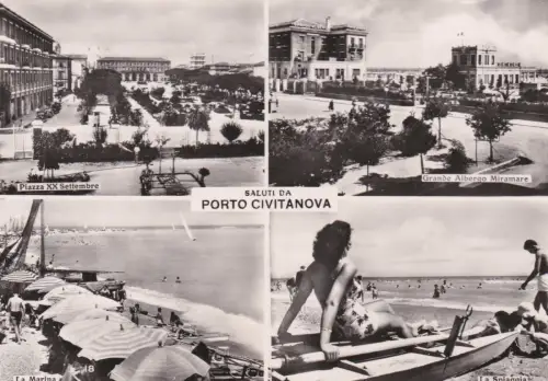 PORTOCIVITANOVA: Grüße aus - 4 Ansichten 1954