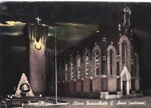 PORTO POWER PICENA: Pfarrkirche S. Anna - Nacht 1963