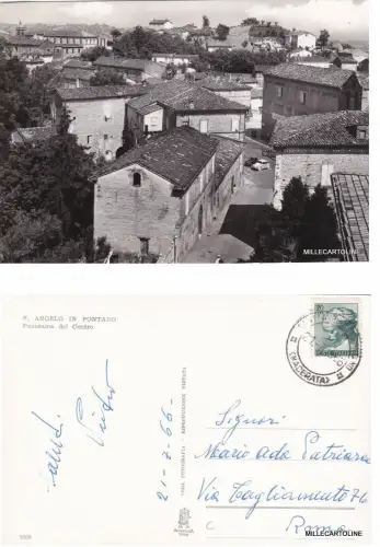 S. ANGELO IN PONTANO: PANORAMA DEL CENTRO 1966