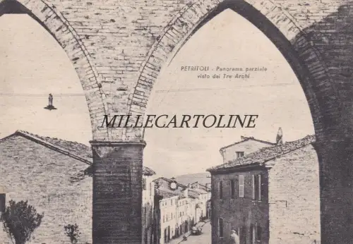 PETRITOLI: Teilpanorama von den Drei Bögen aus gesehen 1960