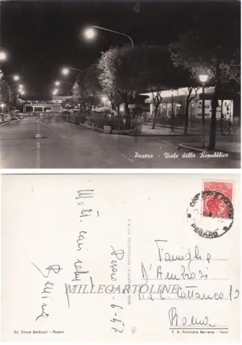 GEWICHT: Viale della Repubblica 1957