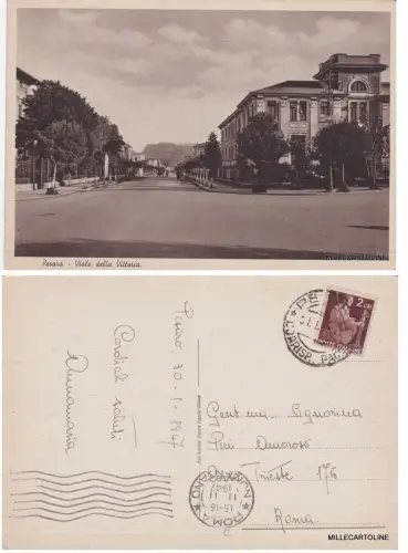 GEWICHT: VIALE DELLA VITTORIA 1947