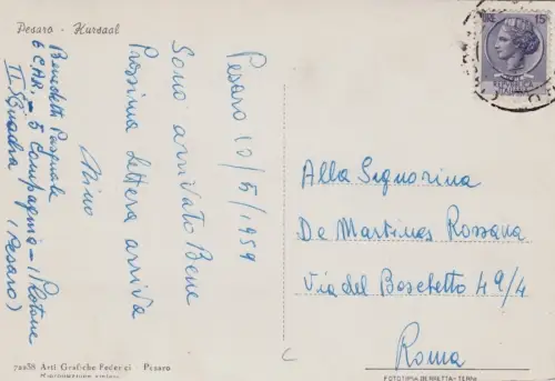 PESARO: Kursaal 1959