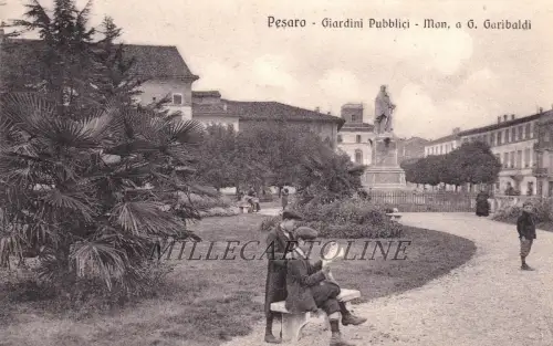 GEWICHT: Giardini Pubblici - Monum a G. Garibaldi 1912