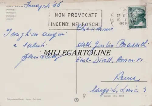 PESARO - Riviera: Panorama 1966