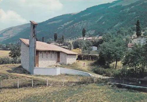 S. MARTINO DI CHIENTI: Kirche S. Martino und Panoramablick 1975