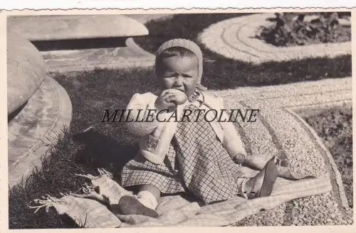 S. BENEDETTO DEL TRONTO: Fotokarte. Albertina 1 Jahr Fotograf C. Baffoni