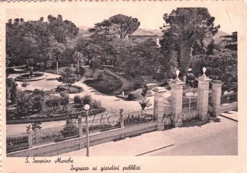 SAN SEVERINO MARKEN: Eintritt in die öffentlichen Gärten 1949