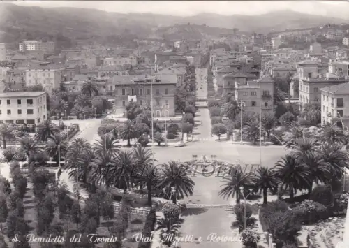 S. BENEDETTO DEL TRONTO: Viale Moretti e Rotonda 1963