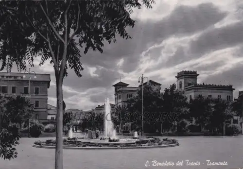 S. BENEDETTO DEL TRONTO: Sonnenuntergang 1953