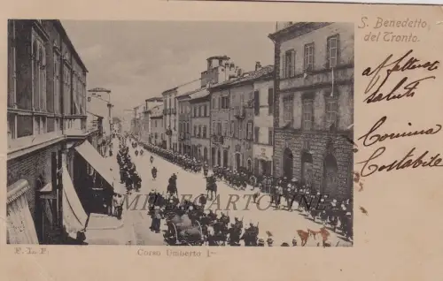 SAN BENEDETTO DEL TRONTO: Corso Umberto I 1902