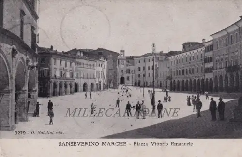 SAN SEVERINO MARKEN: Piazza Vittorio Emanuele 1914