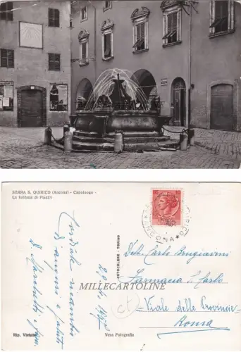 SERRA S. QUIRICO: La Fontana di piazza 1957