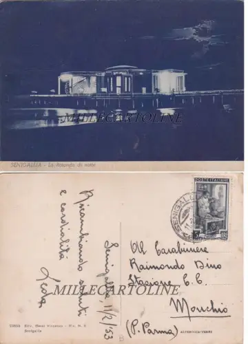 SENIGALLIA: La Rotonda di Notte 1953