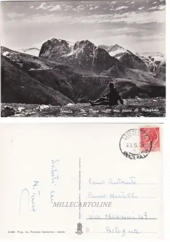 VERWENDUNG: M. Bove von den Plänen von Macereto aus gesehen 1955