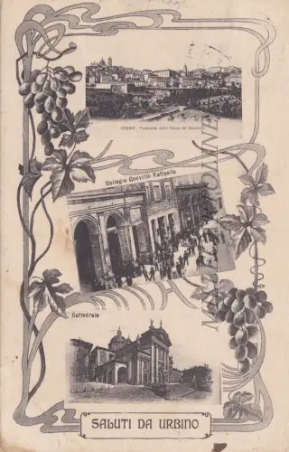 URBINO: Grüße aus 1910