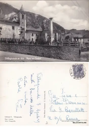 VILLAGRANDE: DENKMAL FÜR DIE GEFALLENEN 1959